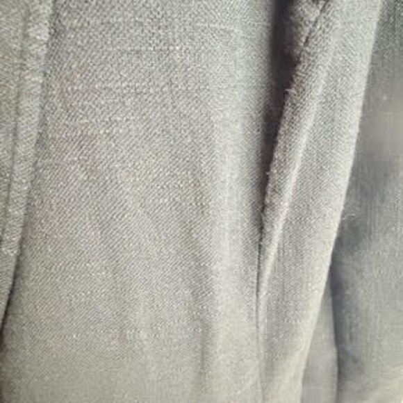 INC NWT Black Blazer Jacket Puff Shoulder Stretch Suiting Women’s XL - Picture 4 of 8